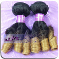 Top Quality European 3 Rollers Candy Curl Ombre Color 1b/27 Supplier of Hair Weft!